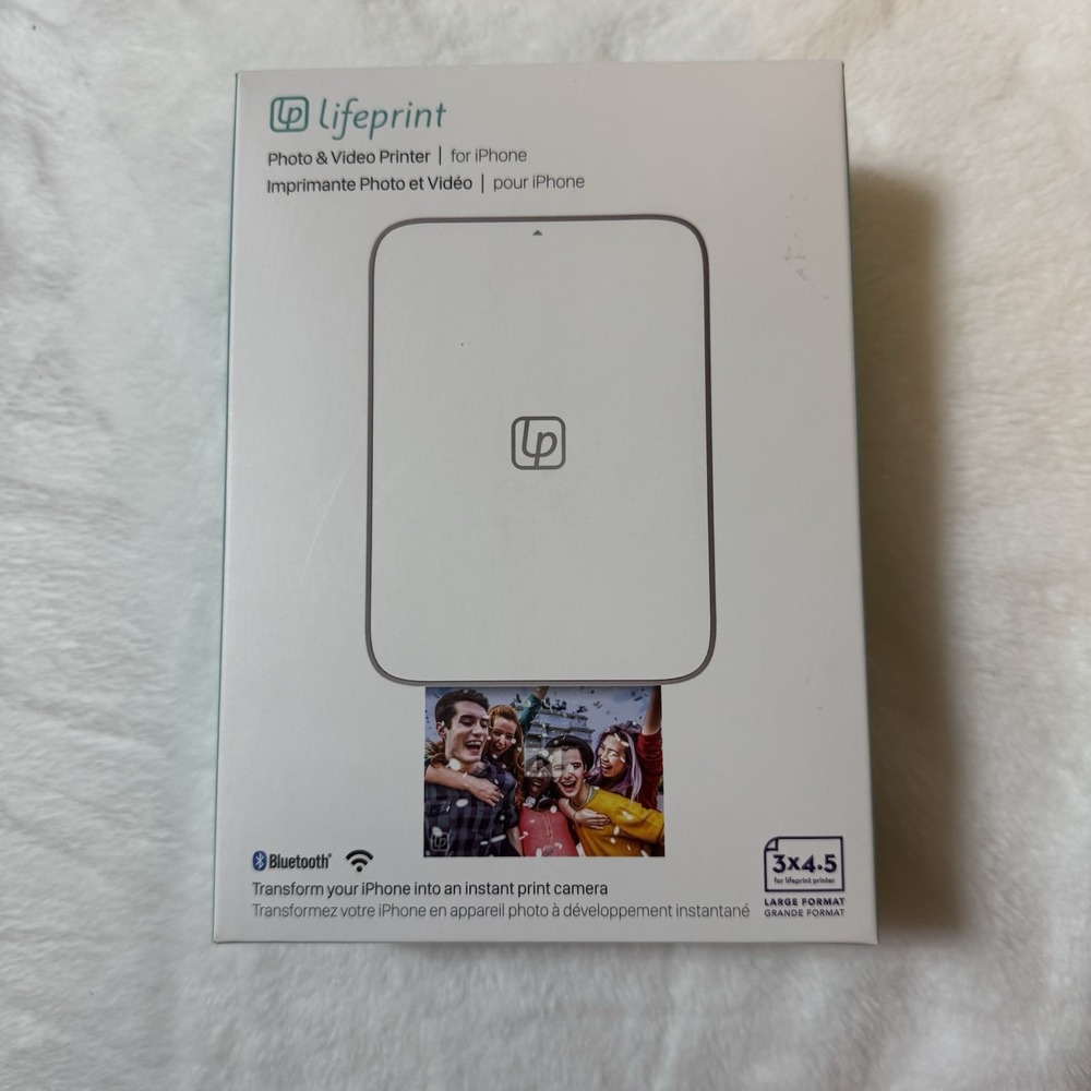 Lifeprint WHT LP001-1 Photo & Video Printer For iPhone‎
